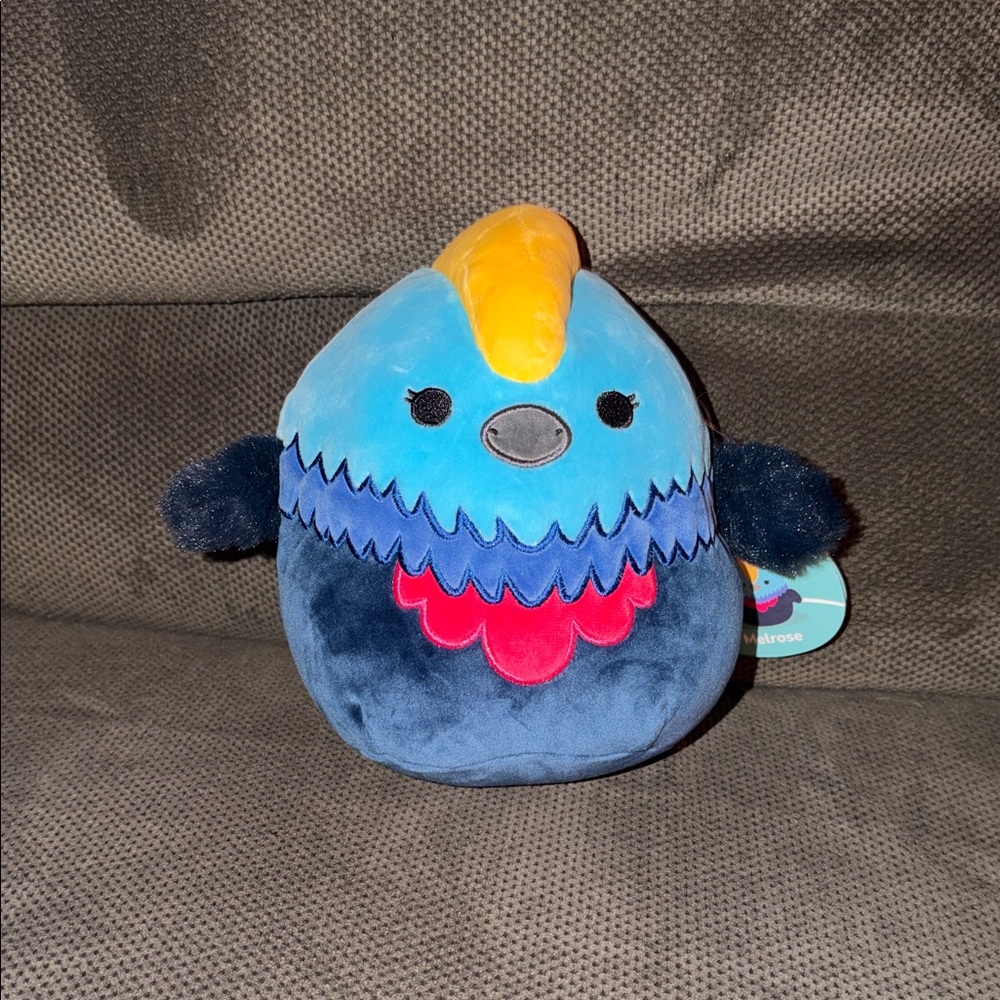 Squishmallows Melrose bird Plush with Yellow Accent